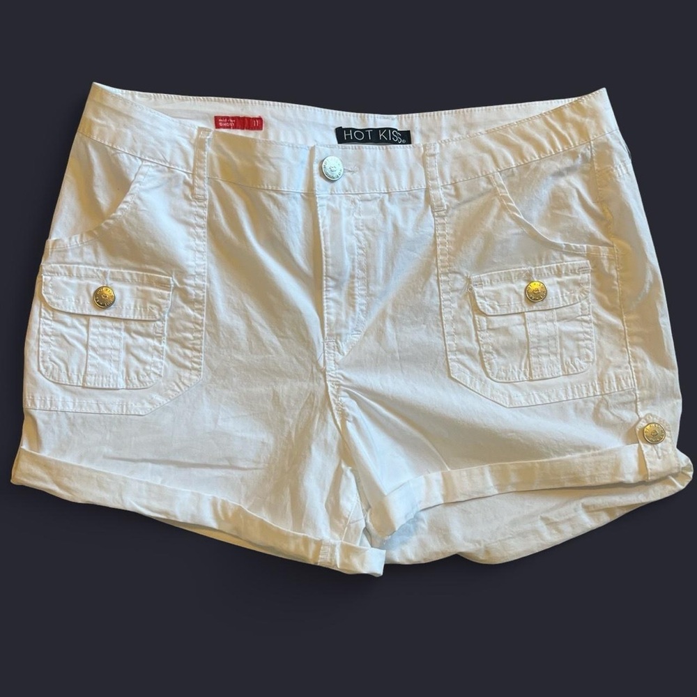 Hot Kiss Women's White Shorts